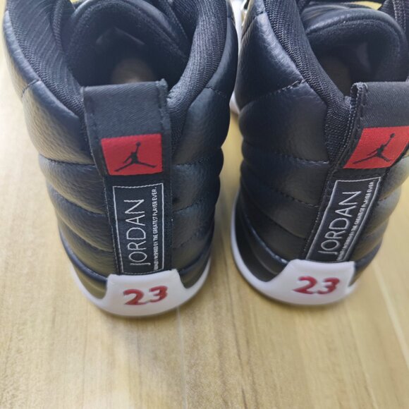 White and black, Jordan Brand, AJ12 sneakers, size 13.5 - Picture 3 of 5